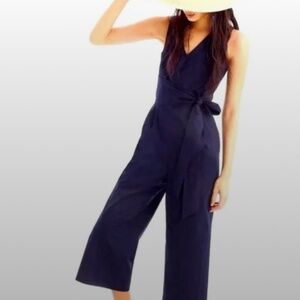 J. Crew Wide Leg Wrap Jumpsuit